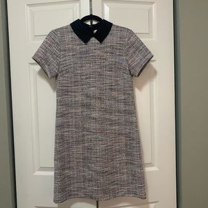 Tweed Collared Dress